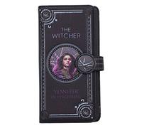 Nemesis Now The Witcher Yennefer Embossed Purse 18.5cm, PU Leather, Black, Officially Licensed The Witcher Merchandise, Yennefer Embossed Purse, 4 Cash and 12 Card Compartments