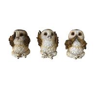 Nemesis Now Three Wise Brown Owls Figurines 7.5cm