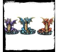 Nemesis Now Three Wise Dragons Figurine 13cm Metallic Multi-coloured