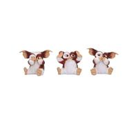 Nemesis Now Three Wise Gizmo - 8.2 cm Resin Gremlins Figure - Decor for Bookshelves, Mantlepieces, or Desks - Gremlins Merchandise & Gifts for Fans