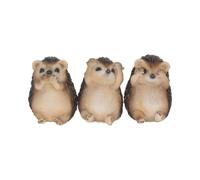 Nemesis Now Three Wise Hedgehogs Figurine 9cm Brown