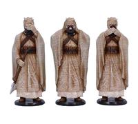 Nemesis Now Three Wise Tusken Raiders Figurine Set 14.3cm - See Hear Speak No Evil Desert Warrior Collectible Figurines, Star Wars Sci-Fi Movie Decor