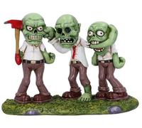 Nemesis Now Three Wise Zombies Horror Undead Creature Figurine, Resin, Green, 15.5cm