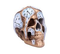 Nemesis Now Time Goes by Skull, Gold, 17.5cm
