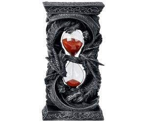 Nemesis Now Time Guardian Dragon Sand Timer 18cm, Resin, Grey, C0789C4