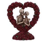 Nemesis Now To Have and To Hold 13cm, Resin, Red, Skeletons Figure, Red Skeletons Ornament, Collectable Skeletons Giftware, Cast in the Finest Resin, Expertly Hand-Painted