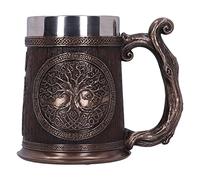 Nemesis Now Tree of Life Tankard 16cm, Resin, Bronze
