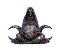 Nemesis Now Triple Moon Goddess Figurine, Bronze, 36cm, Beautifully Sculpted Design, Triple Moon Goddess Ornament, Wiccan Giftware, Cast in the Finest Resin, Expertly Hand-Painted