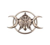 Nemesis Now Triple Moon Goddess Plaque 30cm, Polyresin, Bronze
