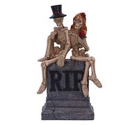 Nemesis Now True Love Never Dies Skeleton Lovers Wedding Figurine, Grey, 17cm U5451T1