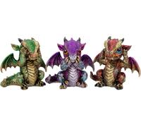 Nemesis Now U4150M8 Three Wiselings Figurine 8.5cm Gold, Resin, One Size