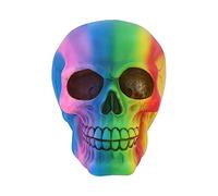 Nemesis Now U5084R0 Rainbow Skull 15.5cm, Polyresin, Multi-Coloured, One Size