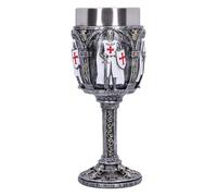 Nemesis Now Valiant White Knight Goblet 18.5cm, Resin, White, Cast in The Finest Resin, Expertly Hand-Painted