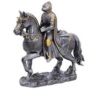 Nemesis Now War Horse Figurines (Set of 6), 6 Small Medieval War Horse and Armoured Rider Figurines