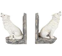 Nemesis Now Wardens of the North Bookends 20.3cm White, Resin