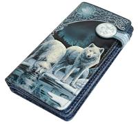 Nemesis Now Warriors of Winter Lisa Parker Embossed Purse 19cm Blue, PU, 18.5cm