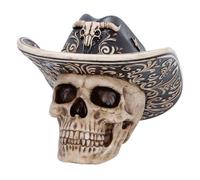 Nemesis Now Wild West Cowboy Skull Figurine Western Collectible 15cm