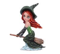 Nemesis Now Willow Witch Figurine, Green, 16cm