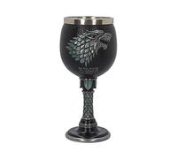 Nemesis Now Winter is Coming Game of Thrones Goblet 13cm Black, Resin w/stainless steel insert