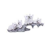 Nemesis Now Winter Litter Statue white grey Onesize