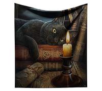 Nemesis Now Witching Hour Lisa Parker Throw 38cm Brown, Polyester