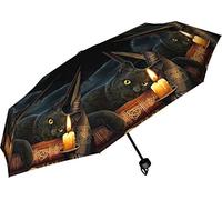 Nemesis Now Witching Hour Lisa Parker Umbrella 24cm Black, Plastic, Metal, 190T Pongee
