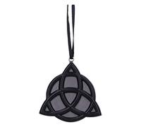 Nemesis Now Witching Wares Triquetra Magic Hanging Ornament, Polyresin, 6cm,Grey/Black