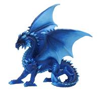 Nemesis Now Yukiharu Figurine 21.5cm, Resin, Blue Dragon Sculpture, Gothic Fantasy Merchandise, Cast in the Finest Resin, Hand-Painted