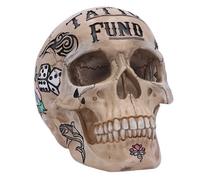 Nemesis Now Tribal Tattoo Fund Skull Ornament, Polyresin, Bone, One Size