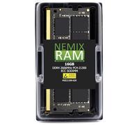 NEMIX RAM 16GB (1X16GB) DDR4 2666MHZ PC4-21300 2Rx8 1.2V CL19 260-PIN ECC Unbuffered SODIMM NAS Memory Compatible with Synology DiskStation DS1821+