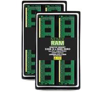 NEMIX RAM 32GB (4x8GB) DDR3-1600MHz PC3-12800 Non-ECC UDIMM 2Rx8 Desktop Memory Module
