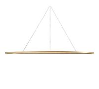 Nemo Ellisse Mega Pendant Oval Gold/ White Downlight 2700k