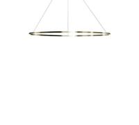 Nemo Ellisse Minor Pendant Oval Gold/ White Downlight 2700k