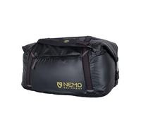 NEMO Equipment Double Haul Convertible Duffel & Tote Bag - Water-Resistant Gear Bag with Backpack Straps, Black, 70L