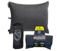 NEMO Equipment Fillo King Luxury Camping Pillow - Black Pearl/Birch Bud - One Size