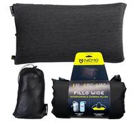 NEMO Equipment Fillo Large Birch Bud and Pearl Camping Cushion, Black