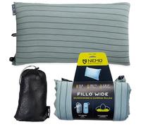 NEMO Equipment Fillo Wide Camping Pillow - Silt Stripe - One Size