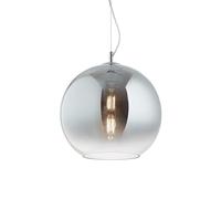 Nemo Indoor Dome Ceiling Pendant Lamp 1 Light Chrome Shades E27 Netlighting Grey One Size