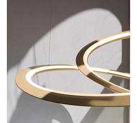 NEMO Kepler hanging light 2,700K Up Ø84cm gold