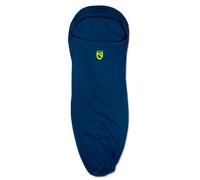 Nemo - Sleeping bag liner - Tracer Abyss/Neon Green - Size Long - Blue Blue Long
