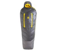 Nemo - Sonic 0 - Down sleeping bag size 198 cm - Long, grey/ goldfinch