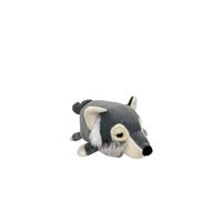 Nemu Nemu Animals 6292878 Plush Toy, Wolf Loulou, Cuddly Toy, Extra Soft and Cuddly, Soft Toy, Designed in Japan, Cuddly Cushion, Size S, 18 cm