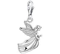 Nenalina 713190-000 Charm Angel Pendant in 925 Sterling Silver Fit All Brands of Charm Necklaces