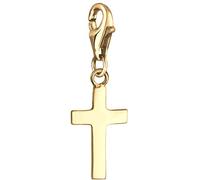 Nenalina Cross Gold-Plated charm made of 925 sterling silver