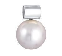 Nenalina Pearl Pendant in 925 Sterling Silver with 12 mm White Pearl for