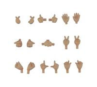 Good Smile Company G12657 Nendoroid Doll: Hand Parts Set 02 (Cinnamon), White