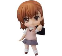 Nendoroid Toaru Kagaku no Railgun S Misaka Mikoto 3.9 inches (10 cm) Figure, Movable Model, Interchangeable Face, Collectible Decoration, ABS, PVC Finished Product, Anime Character Goods