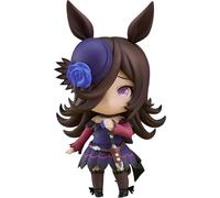 Nendoroid Uma Musume Pretty Derby Rice Shower, 3.9 inches (10 cm) Figure, Movable Model, Interchangeable Face, ABS & PVC, Anime Character Goods, Collection Decoration