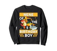 Nene Of The Birthday Boy Bulldozer Excavator Sweatshirt