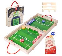 Nene Toys Sling Goal - Wooden Table Game for Children & Adults - Quick Family Response Game - Educational Game from 4 Years - Travel Game for Indoor & Outdoor - Gift for Boys Girls
